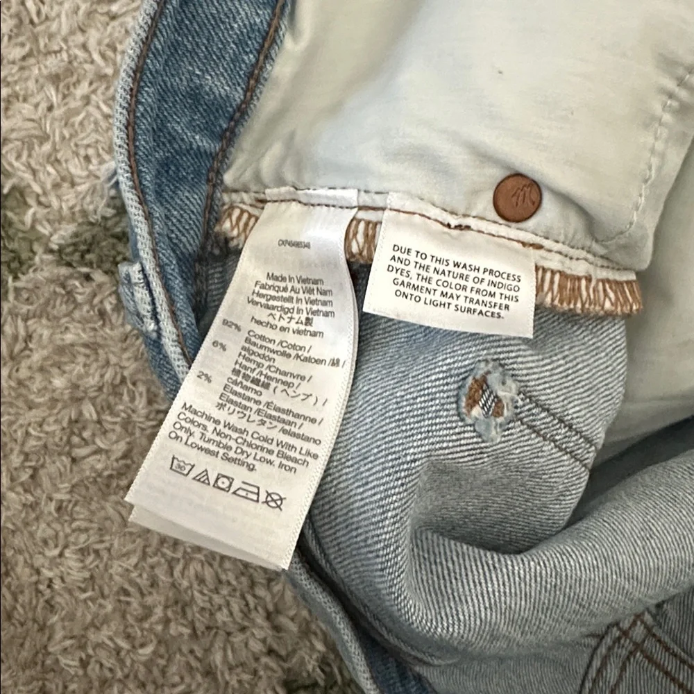 Madewell Womens High Rise Denim Shorts, Size 30 - Picture 3 of 4